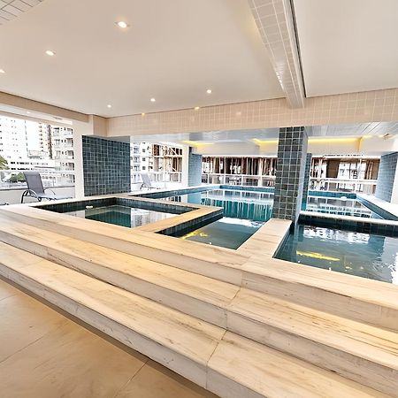 Apto Com Lazer Completo, Piscina, Ar, Mercadinho E Pet Friendly A 1 Min Da Praia Praia Grande (Santos) Zewnętrze zdjęcie