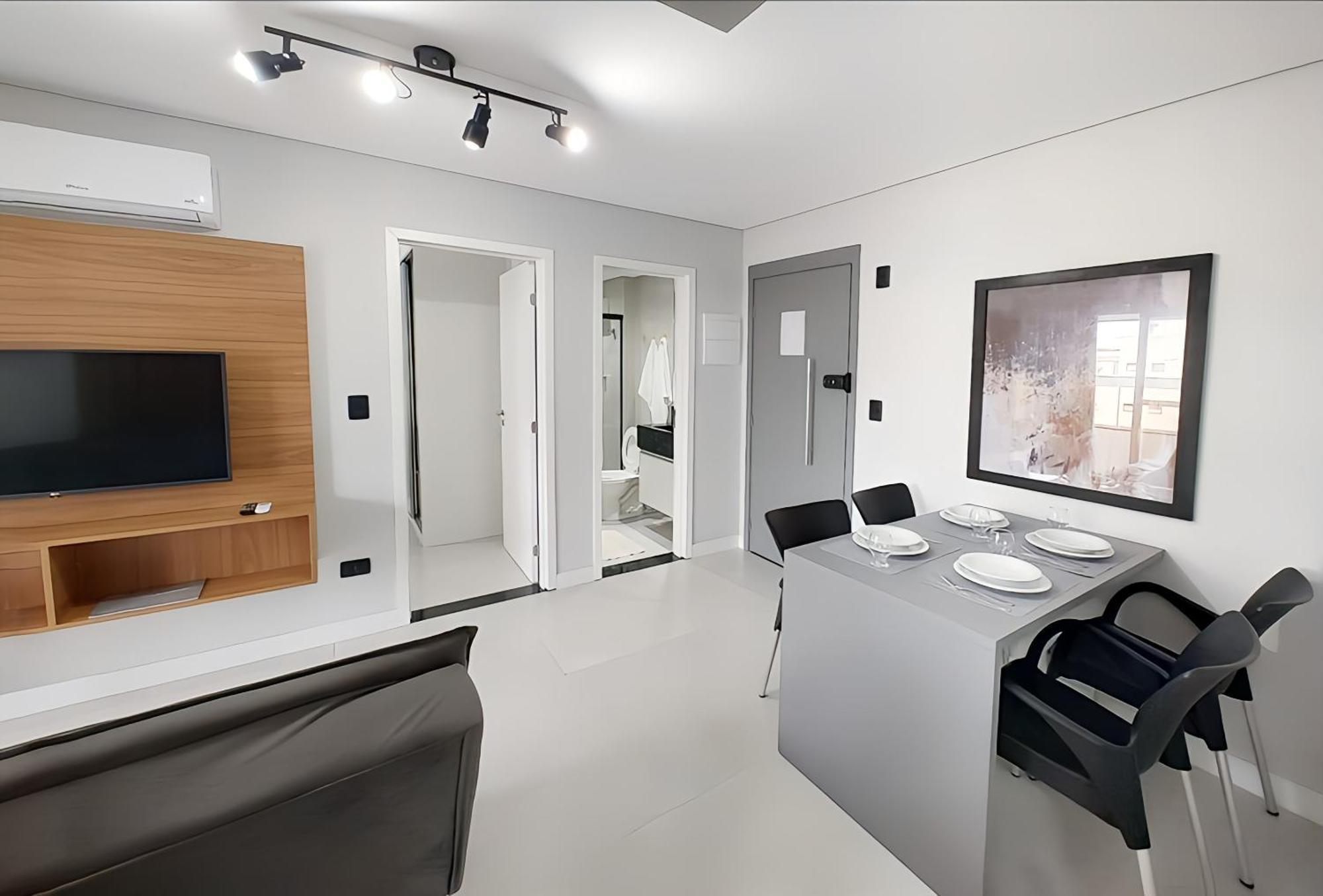 Apto Com Lazer Completo, Piscina, Ar, Mercadinho E Pet Friendly A 1 Min Da Praia Praia Grande (Santos) Zewnętrze zdjęcie