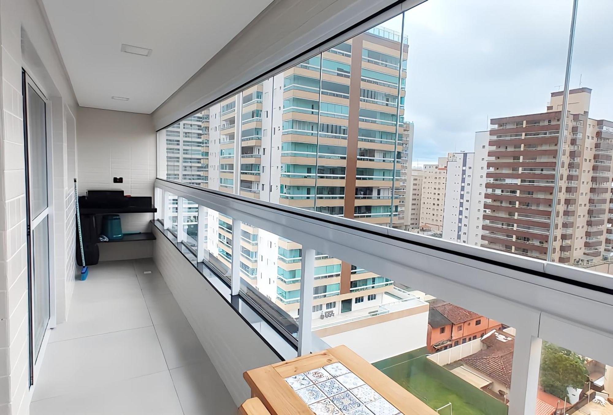 Apto Com Lazer Completo, Piscina, Ar, Mercadinho E Pet Friendly A 1 Min Da Praia Praia Grande (Santos) Zewnętrze zdjęcie